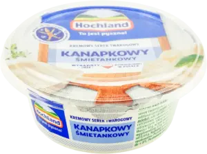Фото 12 - Крем-сир Hochland Kanapkowy вершковий 59% 130 г