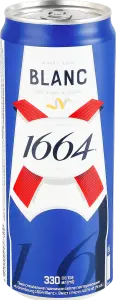 Фото 9 - Пиво Kronenbourg 1664 Blanc світле нефільтроване 4.8% 0.33 л
