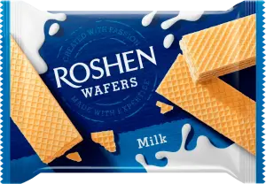 Фото 5 - Вафлі Roshen Wafers Молоко 72 г