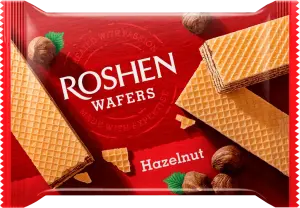 Фото 8 - Вафлі Roshen Wafers Горіх 72 г
