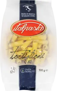 Фото 10 - Макаронні вироби Italpasta Tortiglioni № 80, 500 г