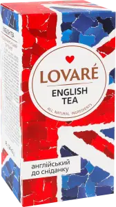 Фото 9 - Чай Lovare English Tea чорний асорті 24 пакети по 2 г