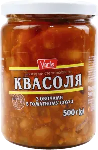 Фото 9 - Квасоля Varto з овочами в томатному соусі консервована 500 г