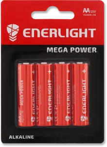 Фото 5 - Батарейка Enerlight Mega Power AA 1.5V LR6 4 шт.