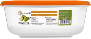 Фото 8 - Контейнер для харчових продуктів Алеана квадратний 0,93 л