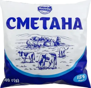Фото 8 - Сметана Вигода 15% 400 г