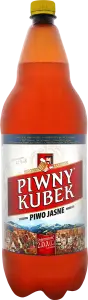 Фото 6 - Пиво Piwny Kubek світле фільтроване 4.1% 2 л