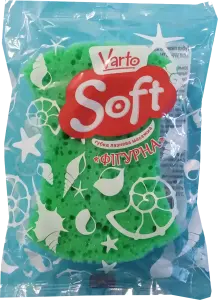 Фото 7 - Губка лазнева Varto Soft Фігурна масажна
