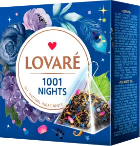 Фото 5 - Чай Lovare 1001 Nights чорний в пірамідках 15х2 г