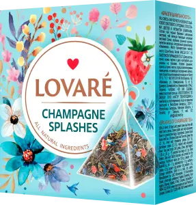 Фото 6 - Чай Lovare Shampagne Splashes в пірамідках 15х2 г