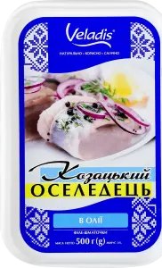 Фото 8 - Оселедець Veladis філе-шматочки слабосолона в олії 500 г