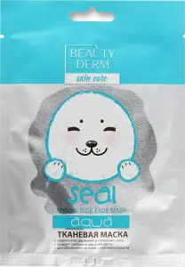 Фото 9 - Тканинна маска для обличчя BeautyDerm Animal Seal Aqua 25 мл