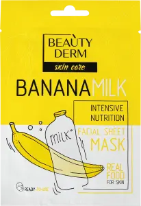 Фото 8 - Тканинна маска для обличчя BeautyDerm Banana Milk 25 мл
