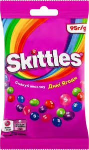 Фото 8 - Драже Skittles Дикі ягоди жувальні 95 г