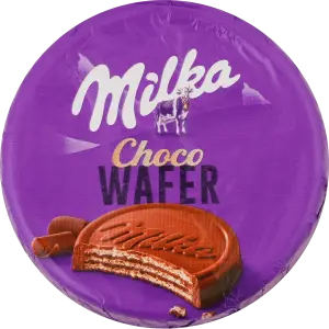 Фото 11 - Вафлі Milka Choco wafer з начинкою з какао вкриті молочним шоколадом 30 г