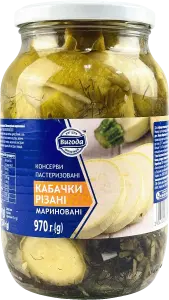 Фото 6 - Кабачки Вигода різані мариновані 970 г