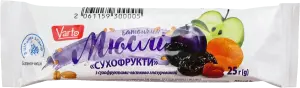 Фото 8 - Батончик-мюслі Varto з сухофруктами 25 г