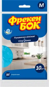 Фото 6 - Рукавички господарчі Фрекен Бок вінілові M 10 шт