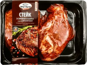 Фото 3 - Стейк зі свинячого ошийка в маринаді "Брусничний" Шеф-кухар вдома охолоджений ~ 0,6 кг