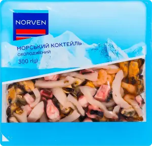 Фото 12 - Коктейль морський Norven варений охолоджений 300 г