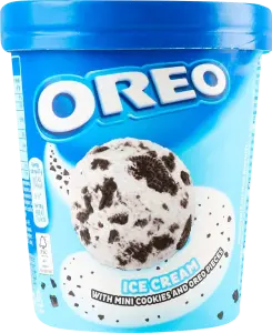 Фото 4 - Морозиво Oreo ванільне зі шматочками печива 287 г