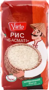 Фото 7 - Крупа Varto рисова шліфована довгозерниста басматі першого ґатунку 1 кг