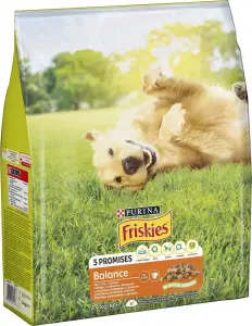 Фото 11 - Сухий корм Friskies Balance для дорослих собак з куркою, яловичиною та овочами 2.4 кг