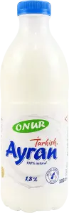 Фото 3 - Айран Onur Турецький 1.8 % 1 л