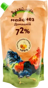 Фото 6 - Майонез Гуляй-поле Домашній 72% 500 г 