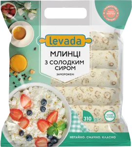 Фото 2 - Млинці Levada з солодким сиром 310 г