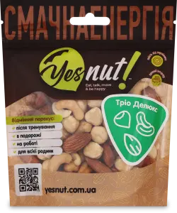 Фото 3 - Суміш горіхів Yesnut! Тріо Делюкс смажених 100 г