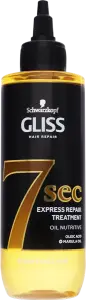 Фото 5 - Експрес-маска для волосся Gliss Kur 7 Sec Express Oil Nutritive для тьмяного волосся 200 мл