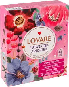 Фото 5 - Чай квітковий Lovare Assorted 32х1.5 г