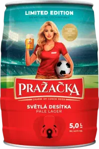 Фото 12 - Пиво Prazacka світле 4.0% 5 л