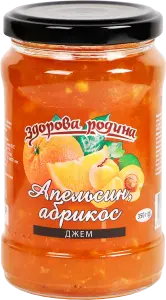 Фото 4 - Джем Здорова родина Апельсин-абрикос 350 г