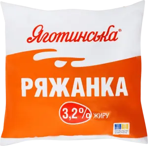 Фото 12 - Ряжанка Яготинське 3,2% 400 г