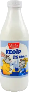 Фото 2 - Кефір Varto 1% пляшка 840 г