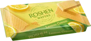 Фото 3 - Вафлі Roshen Wafers зі смаком лимона 216 г