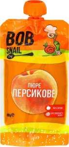 Фото 5 - Пюре фруктове Bob Snail Персик пастеризоване 250 г