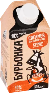 Фото 10 - Суміш молочно-рослинна Бурьонка Creamer ультрапастеризована 10% до чаю та кави 500 г