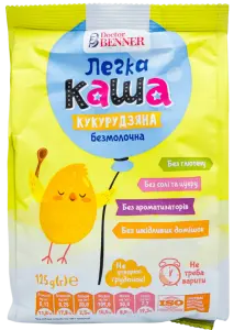 Фото 8 - Каша Doctor Benner кукурудзяна 125 г