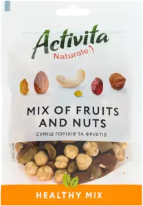 Фото 6 - Суміш горіхів та фруктів Activita Healthy Mix 120 г