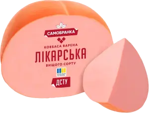 Фото 2 - Ковбаса Самобранка Лікарська варена вищий гатунок вагова
