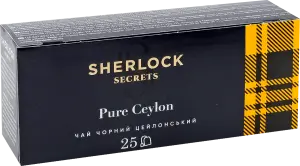 Фото 8 - Чай Sherlock Secrets Pure Ceylon чорний 50 г