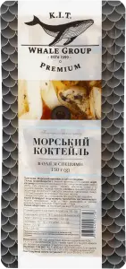Фото 1 - Морский коктейль КІТ в олії зі спеціями 150 г