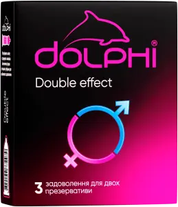 Фото 6 - Презервативи Dolphi Double Effect 3 шт.