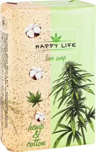 Фото 6 - Мило туалетне Happy Life Коноплі та бавовна 180 г