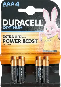 Фото 10 - Батарейки Duracell Optimum AAA CEE GEN3 4 шт