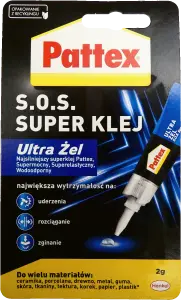 Фото 6 - Супер клей гель Pattex S.O.S. 2г