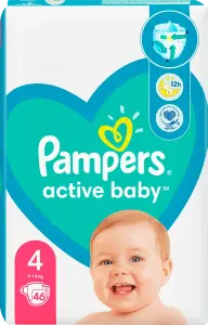 Фото 3 - Підгузники Pampers Active Baby 4 Maxi 9-14 кг 46 шт